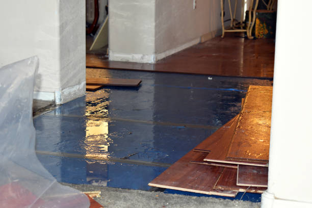 Professional Flood Cleanup technician working in Woodmere, NY